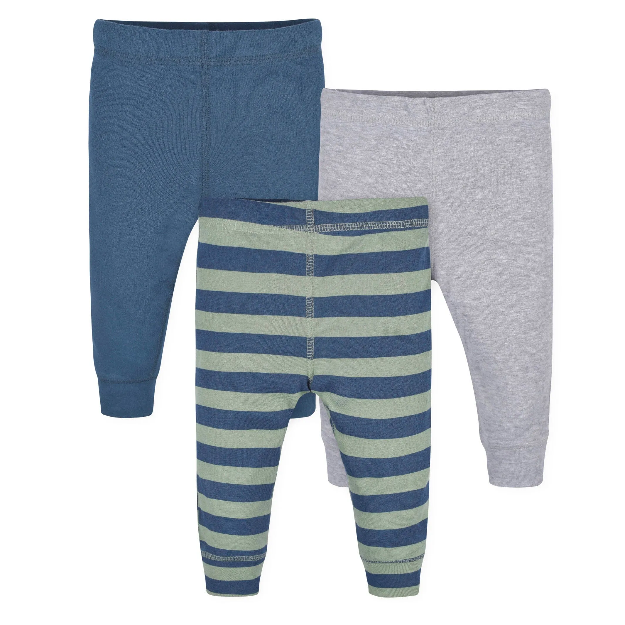 3-Pack Baby Boys Bear Pull-On Pants