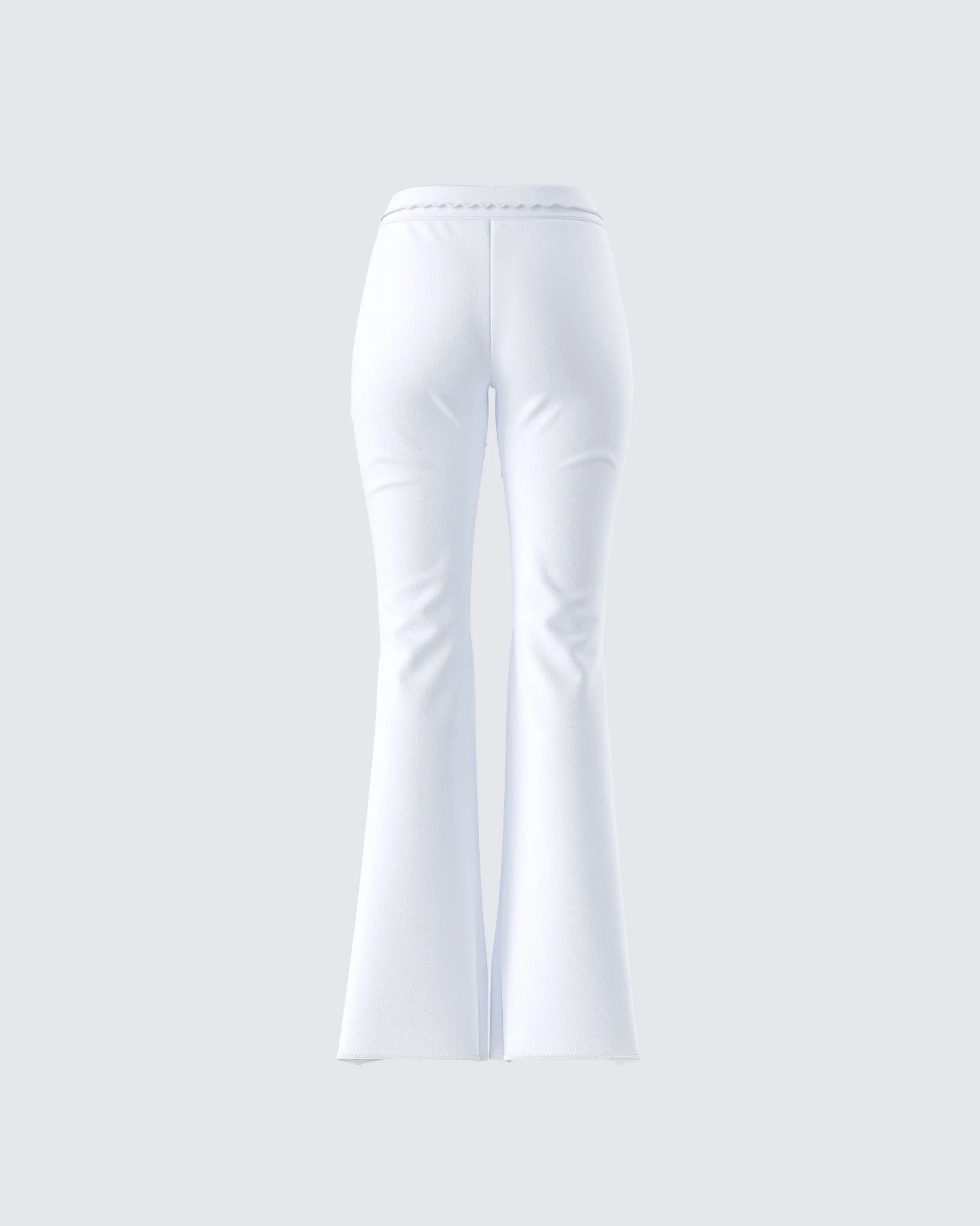 Anahita White Flared Pant