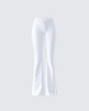 Anahita White Flared Pant