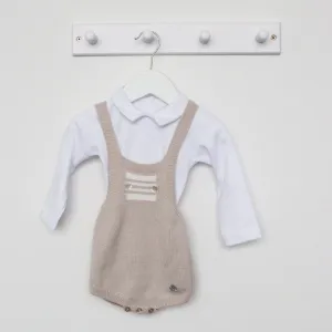 Artesania Granlei Beige Dungaree Romper