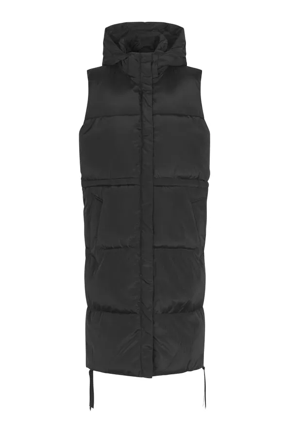 Buffie Maxi Waistcoat - Black