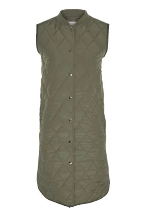 CallasIW Quilted Vest - Beetle Green