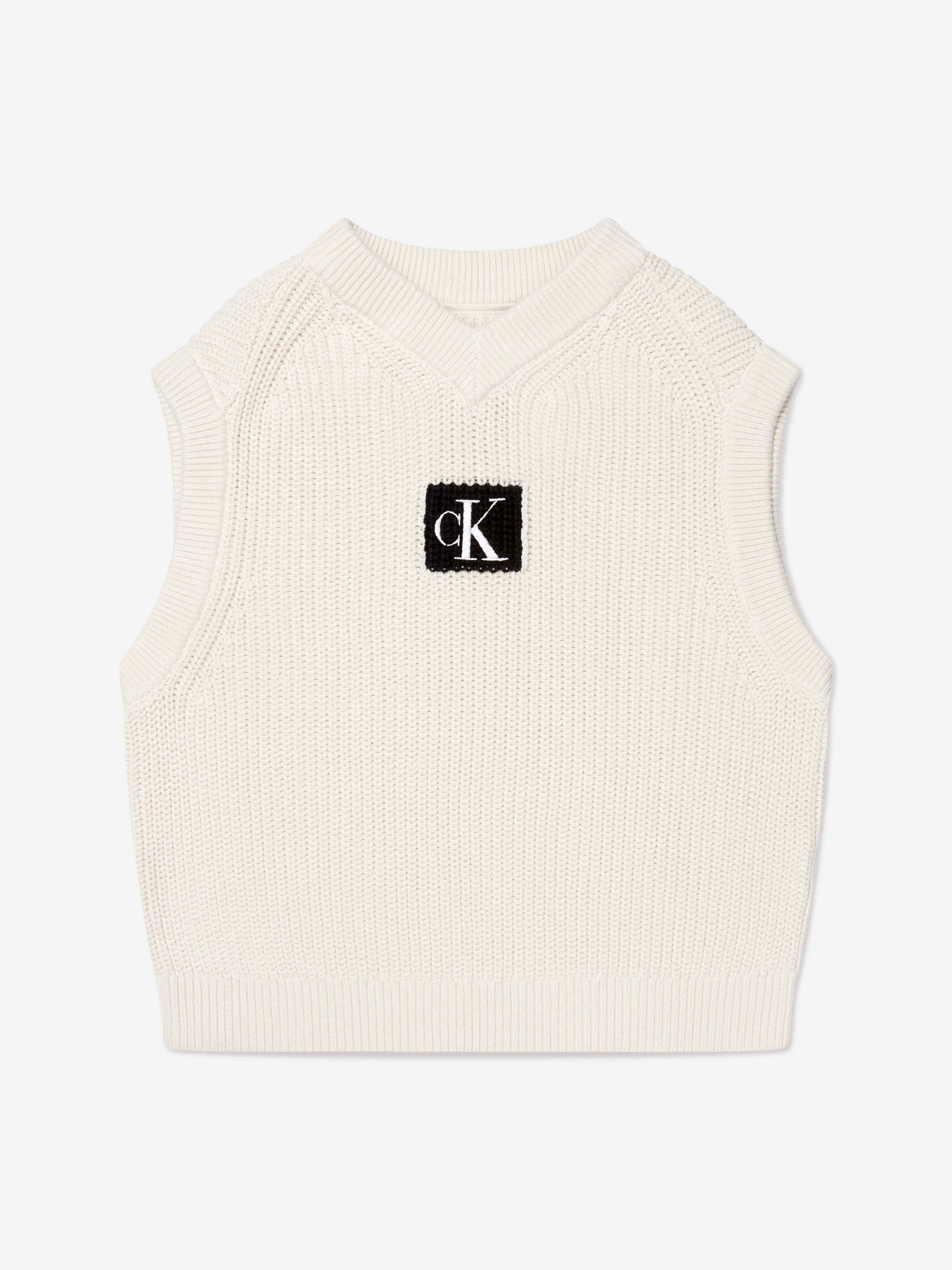 Calvin Klein Girls Monogram Badge Vest