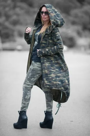 Camouflage Hooded Vest LILY