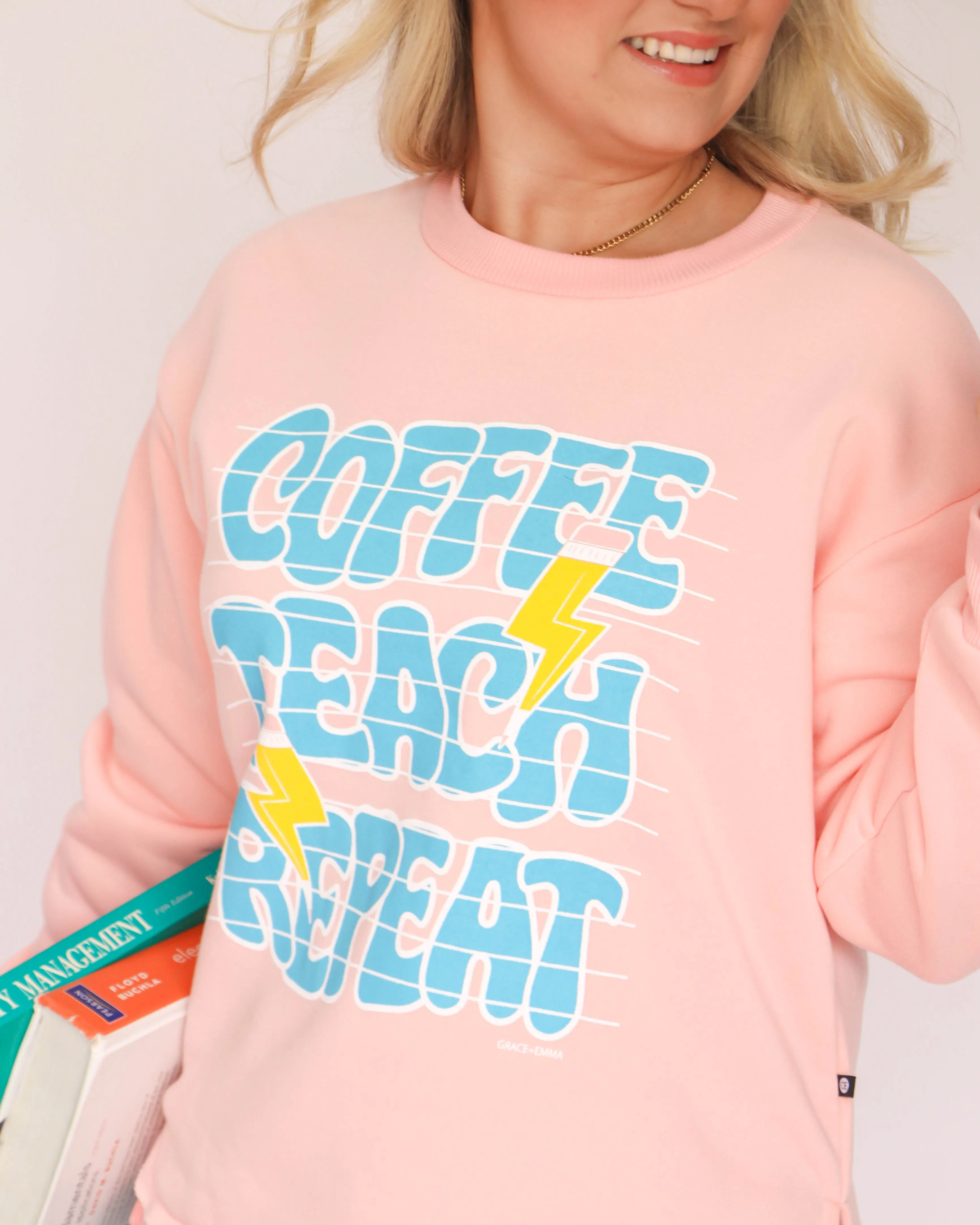 Coffee Teach Repeat Sweatshirt