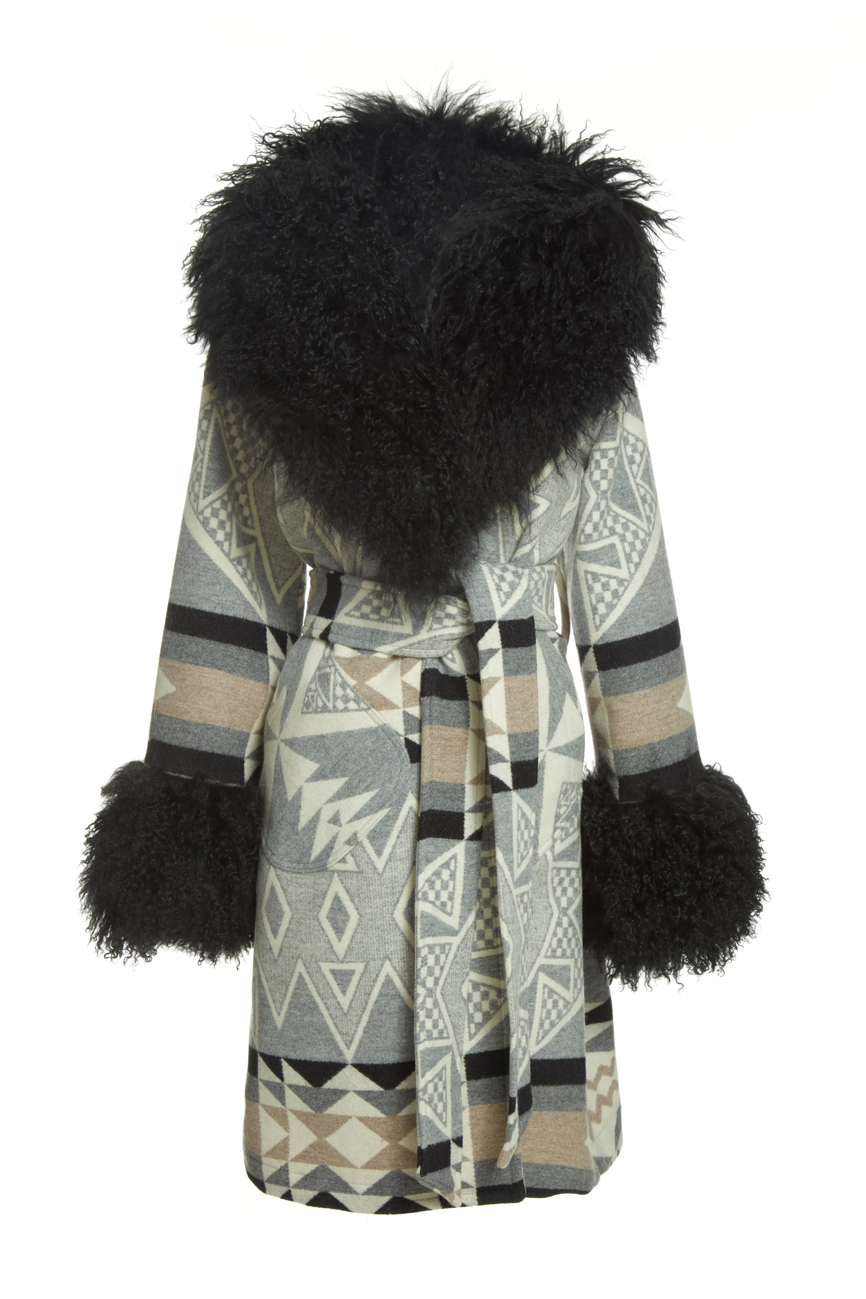 Diamond Ridge Black Smoking Robe