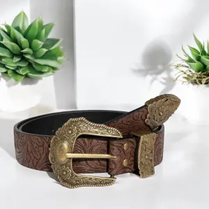 Gunner Western Belt - Brown