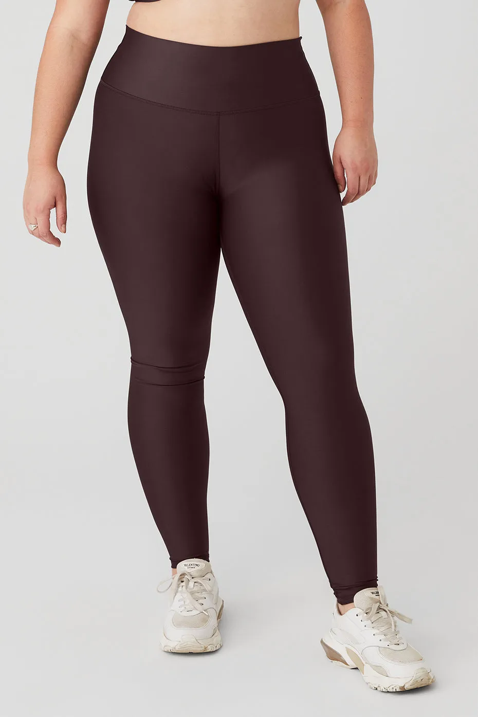 High-Waist Airlift Legging - Raisin