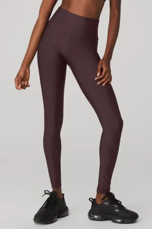 High-Waist Airlift Legging - Raisin