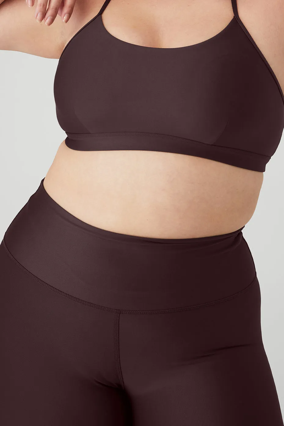 High-Waist Airlift Legging - Raisin