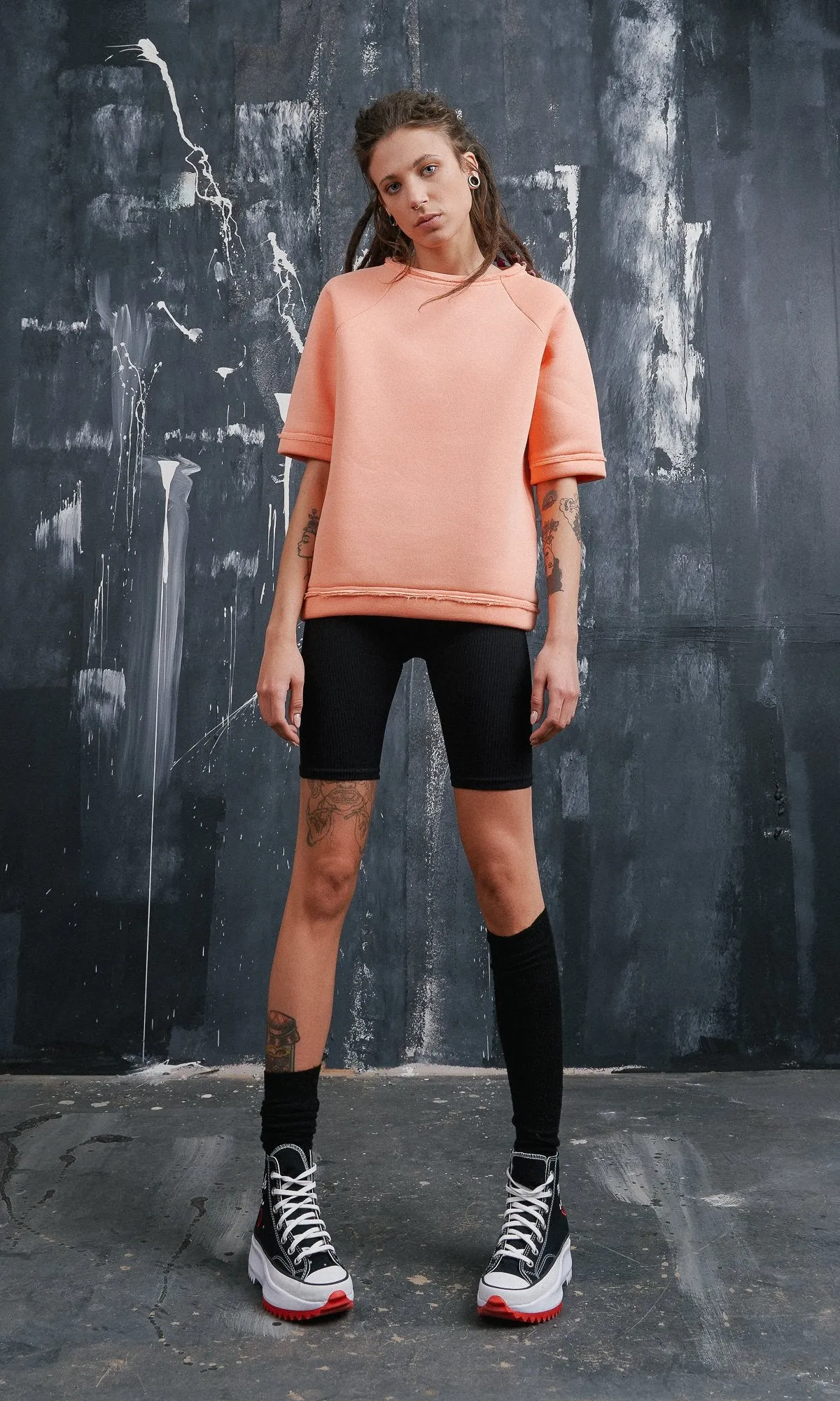 Mid Sleeve Warm Sweatshirt