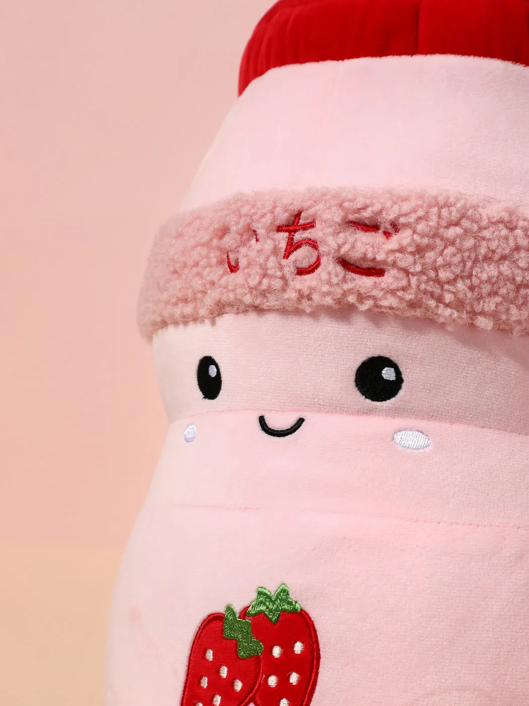 MINISO Beverages Series Plush Toy Strawberry Milk Shake