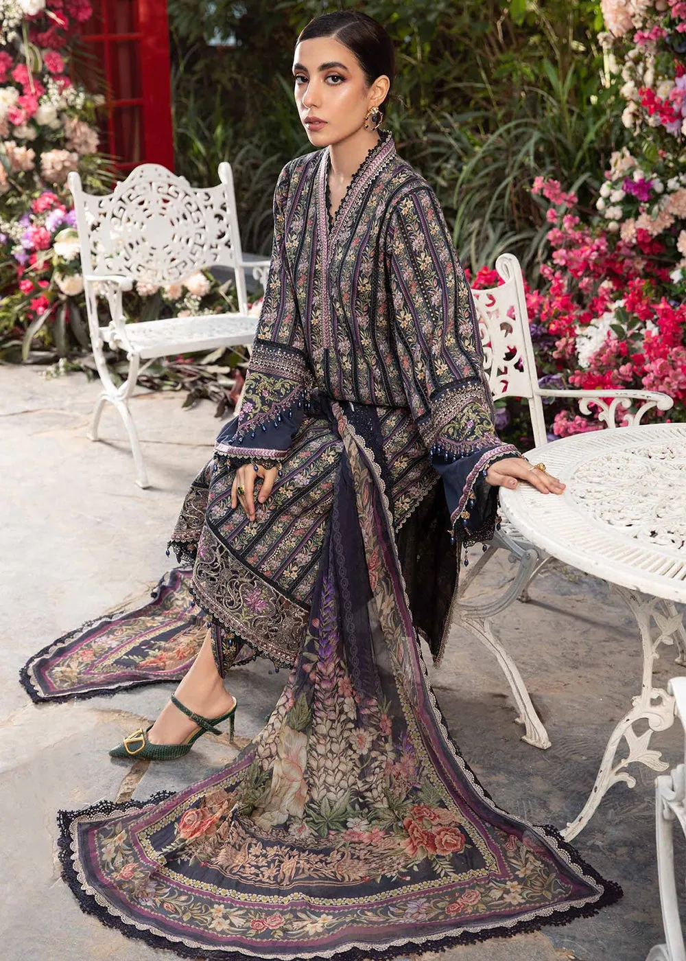 M.Prints Spring Summer Lawn Edit '24 by Maria B | MPT-2107-B