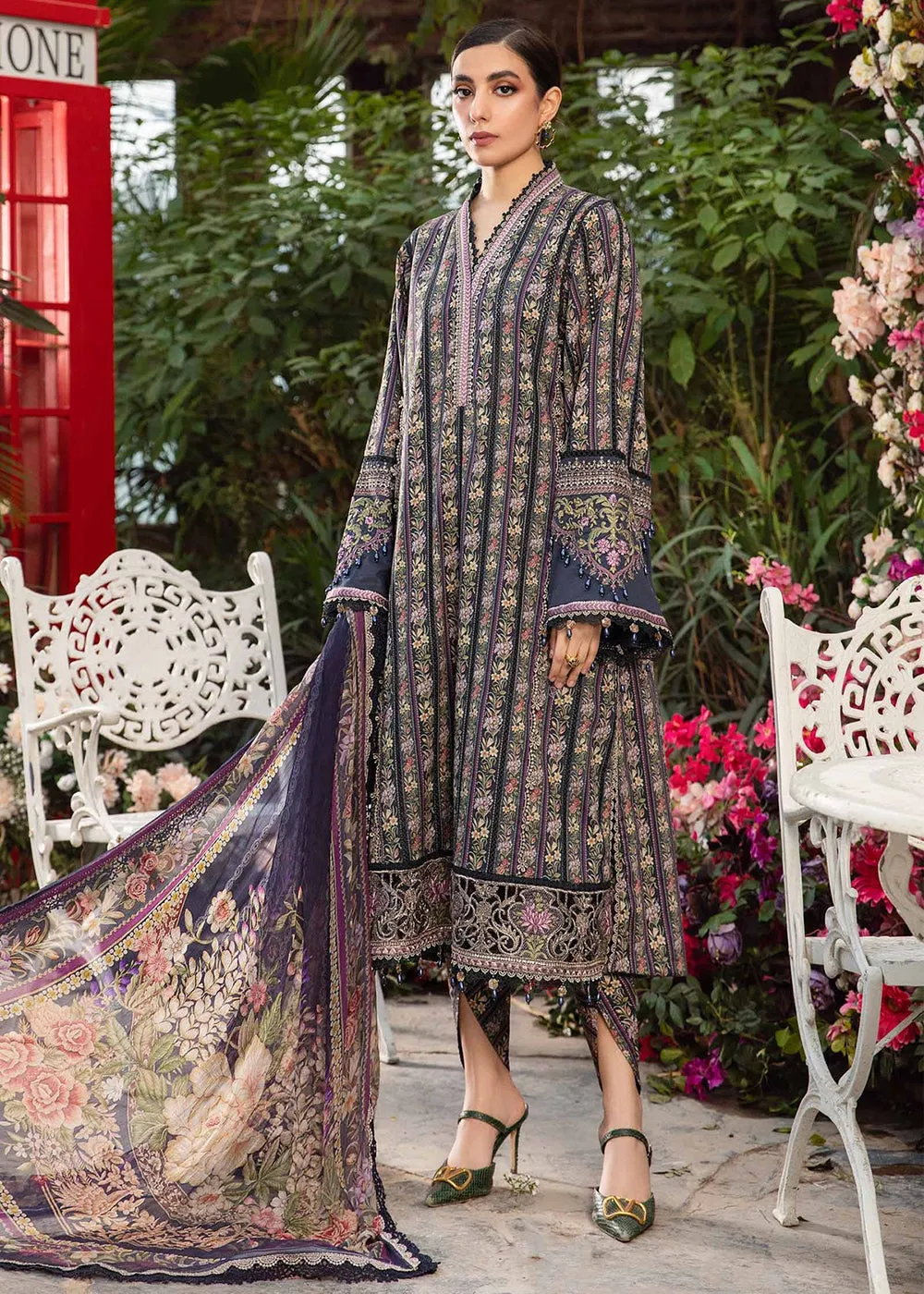 M.Prints Spring Summer Lawn Edit '24 by Maria B | MPT-2107-B