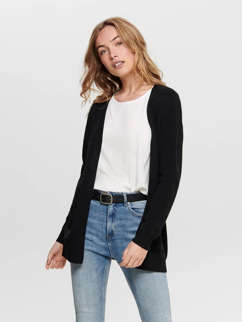 Onllesly Ls Open Cardigan - Zwart