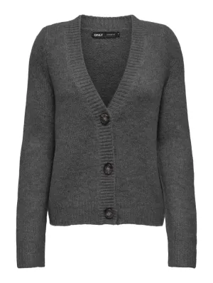 Onlzoey L/s Regular Cardigan Knt No - Antraciet