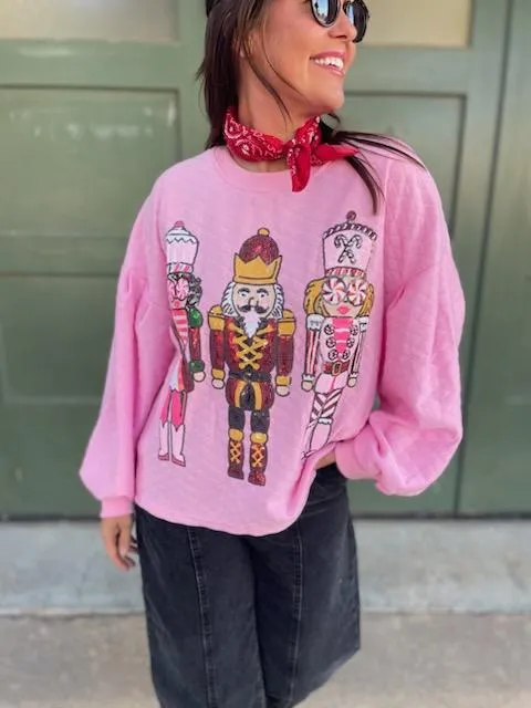 Pink Nutcracker Sweatshirt