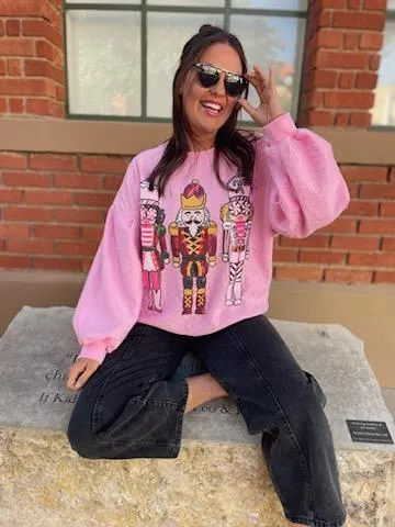 Pink Nutcracker Sweatshirt