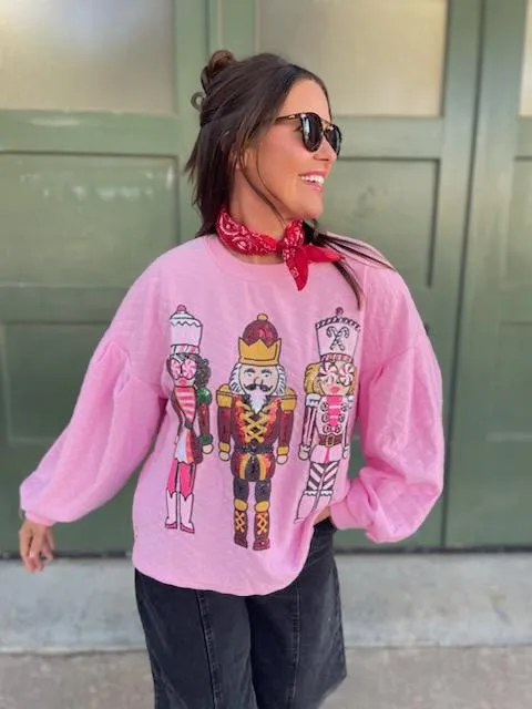 Pink Nutcracker Sweatshirt