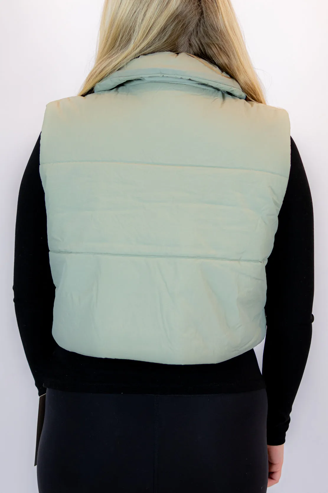 Shelby Puffer Vest | Sage