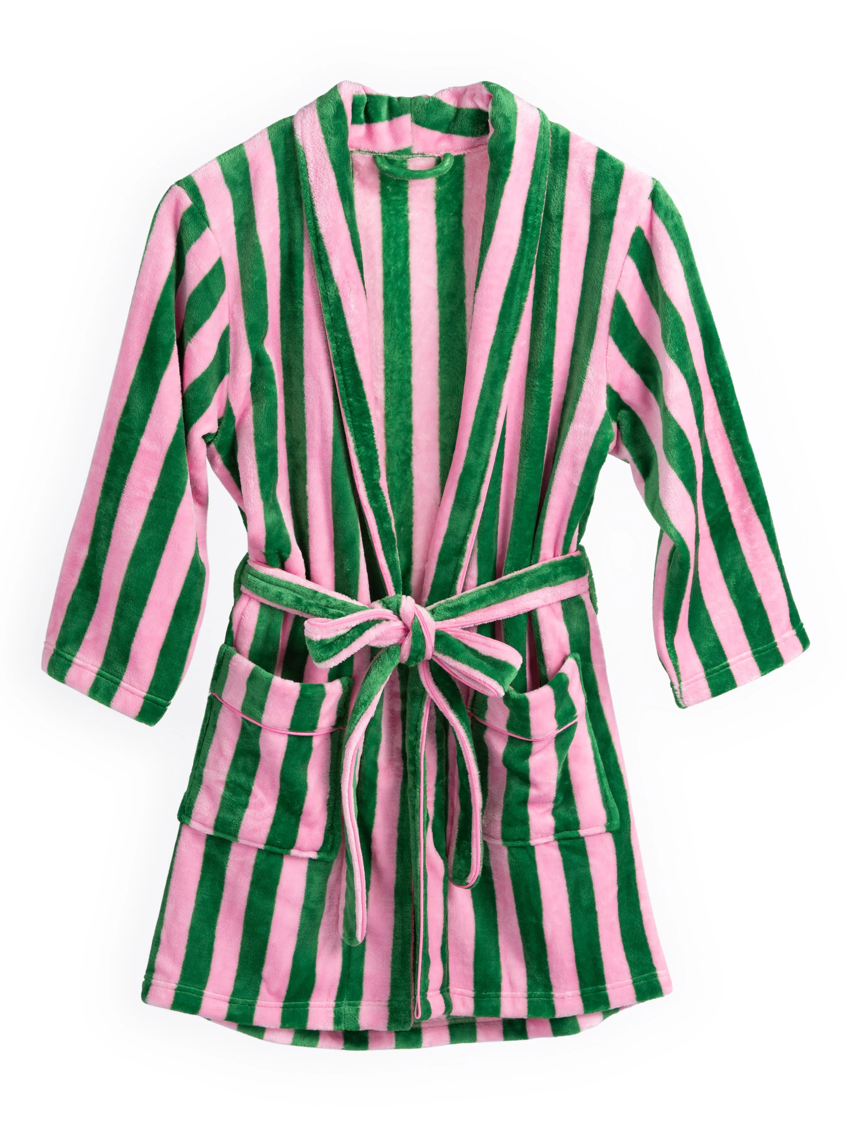 Shiraleah Felicity Stripe Robe, Green