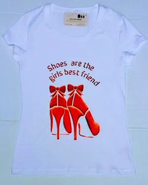 Shoes Are The Girls Best Friend  Women T-Shirt