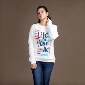 WOMEN'S SUPER COZY FLEECE SWEATSHIRT